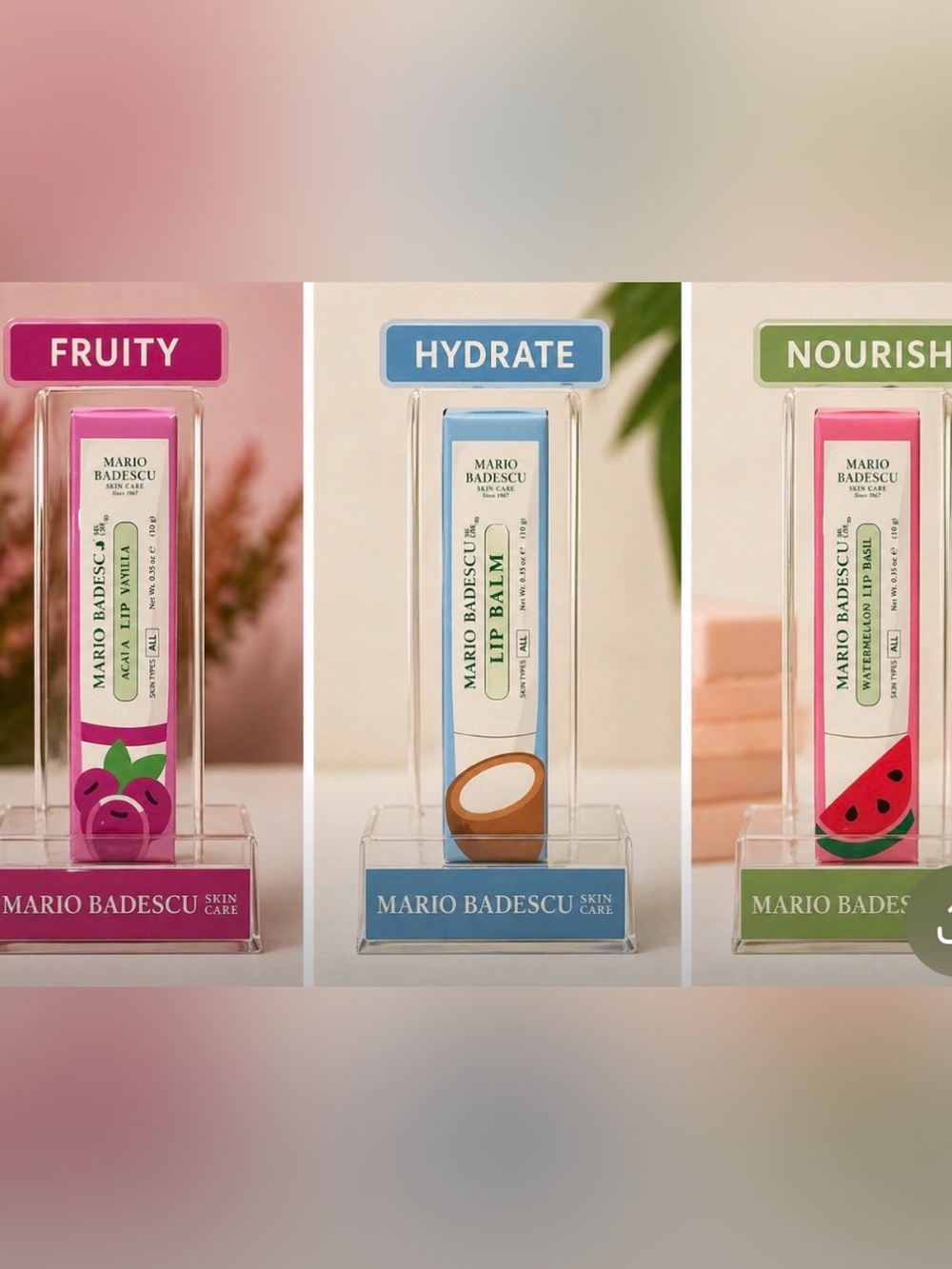 Mario Badescu Lip Balm  (You choose)